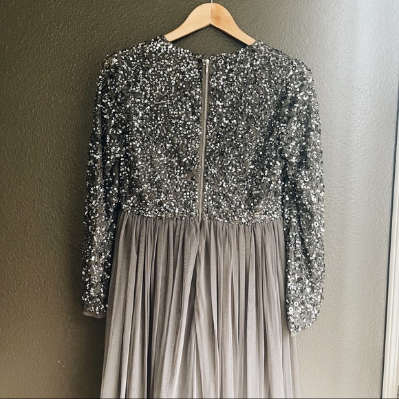 ASOS - Maya Petite Long Sleeve Maxi Dress - Picture 4 of 5